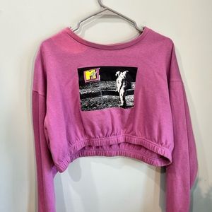 Vintage MTV Cropped Sweatshirt